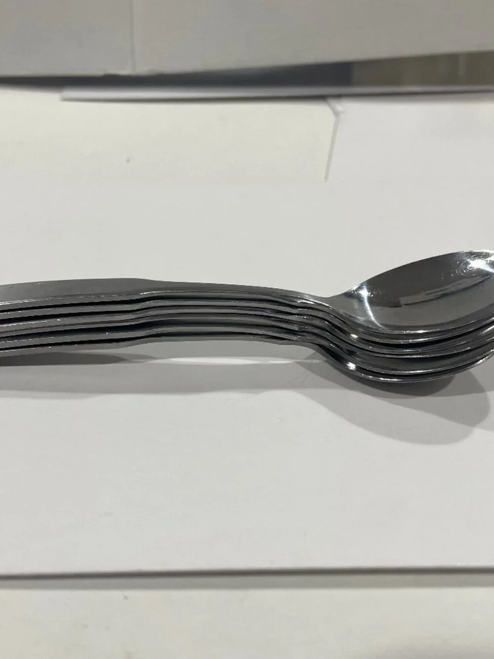 VTG 6 Oneida Royal Provencial 56 Silver Plate Soup Spoons Fiddler Pattern MCM